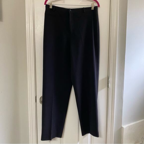 RAFAELLA • Black Classic Leg Dress Pants Slacks - Picture 2 of 5